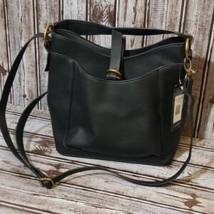 NWT Bueno Black Satchel Shoulder Bag